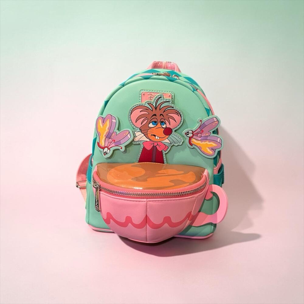 Loungefly Disney Alice in Wonderland Tea Cup Mini Backpack New